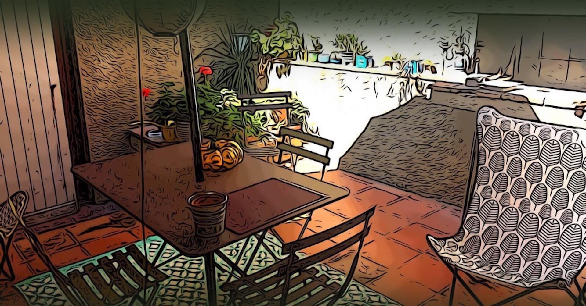 « Le patio »